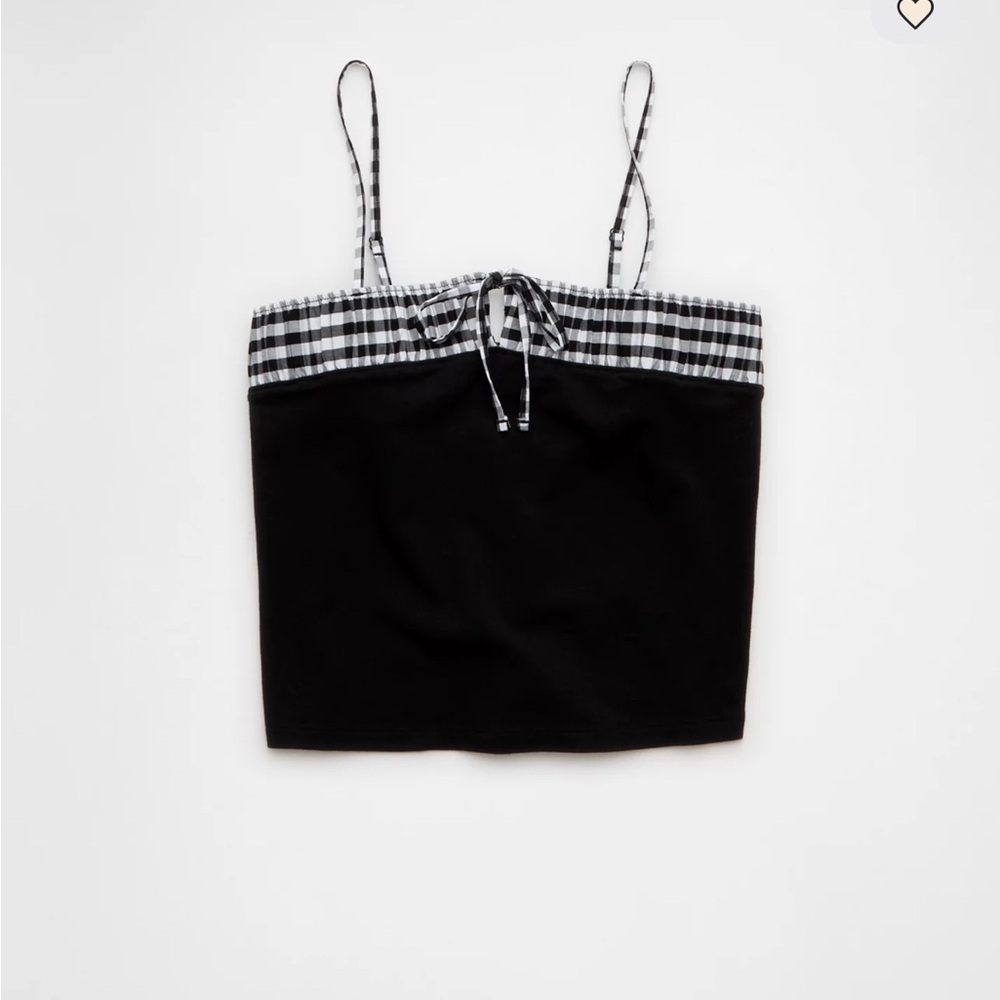 AE Gingham Colorblock Cami - Picture 3 of 5